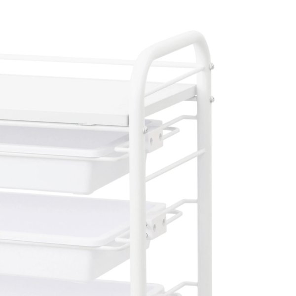 画像7: ユーティリティーワゴンSP 5BOX(ホイールキャスター仕様)ホワイト【本体組立済】 (7)