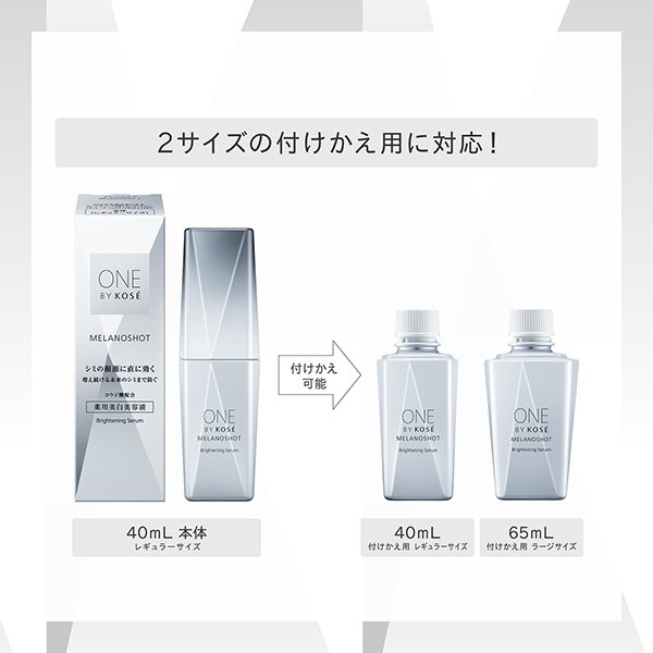 画像7: ワンバイコーセー メラノショット P 40ml【医薬部外品】 (7)