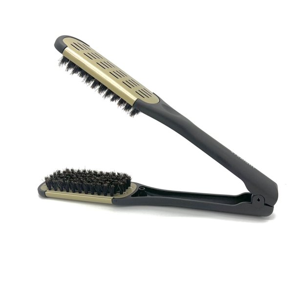 画像2: KERAFFECTツインブラシ(ブラック&ゴールド) (2)